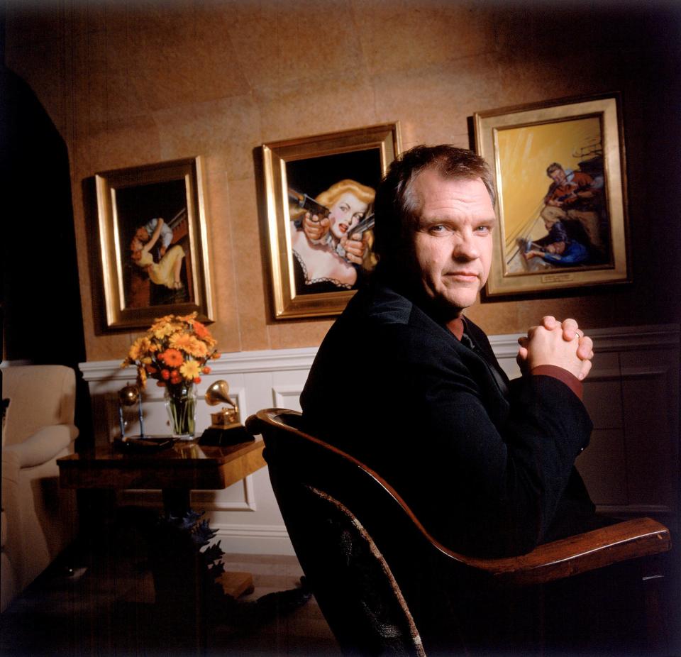 Meat Loaf hit with the seminal rock album "Bat Out of Hell" early in his career.