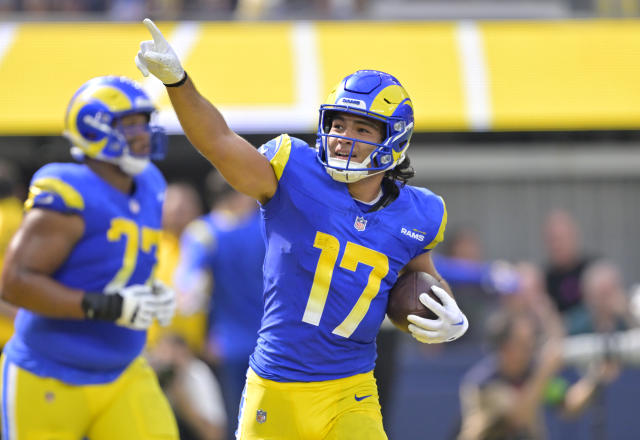 LOOK: Rams to wear all-yellow uniforms, Bucs to go all-red for TNF