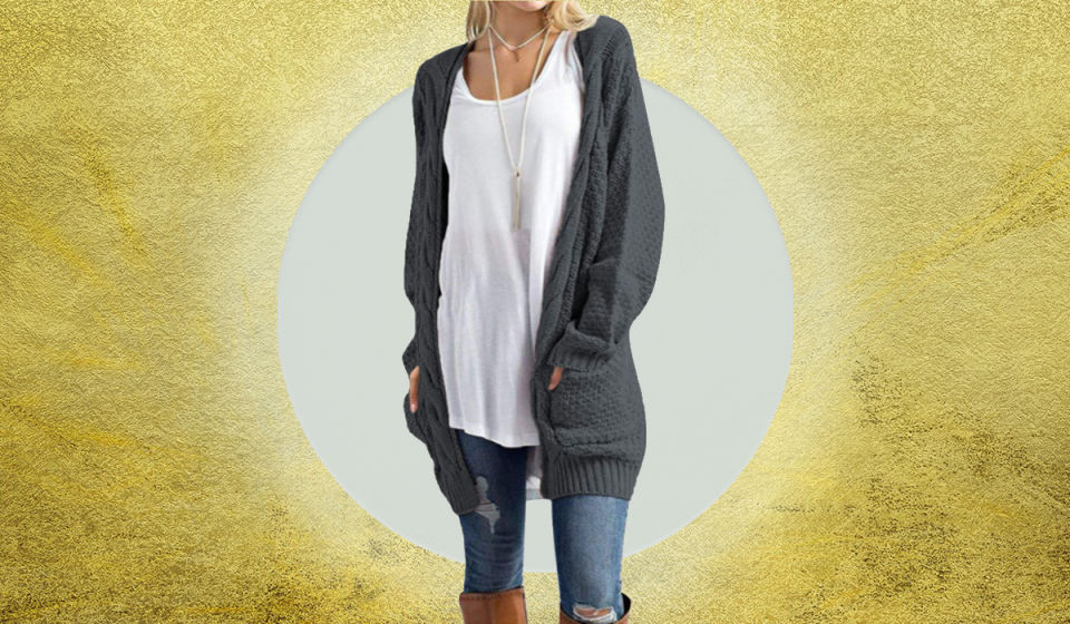 You'll live in this luxe cardigan. (Photo: Amazon)