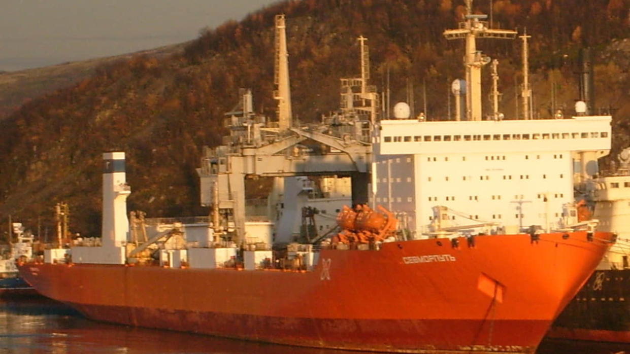 Nuclear-powered freight vessel Sevmorput.