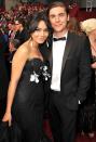 Hudgens dated Efron for five years during the height of their <em>High School Musical</em> stardom. They filmed three installments of the franchise, playing fictional couple Troy and Gabriella while thrilling fans with an IRL romance. "It started off really organically," <a rel="nofollow noopener" href="https://people.com/tv/vanessa-hudgens-dating-zac-efron-stablilized-grounded-career/" target="_blank" data-ylk="slk:the actress recently said of their relationship;elm:context_link;itc:0;sec:content-canvas" class="link ">the actress recently said of their relationship</a> on <em>The Hollywood Reporter's</em> "Awards Chatter" podcast. "I could not have been more grateful to have that relationship at that time." "We kinda blew up. It was this massive phenomenon all of a sudden and [all] eyes were on me," Hudgens continued. "And it's just a really weird foreign thing to go through, and by being in a relationship, I feel like it kind of kept me stabilized and grounded, and I had someone to lean on who was going through it as well." Despite their supportive dynamic, Hudgens and Efron's relationship faced some bumps before their 2010 split. "Of course, everything is not always happy and dandy," she revealed. "I remember one time we did have a fight and it was while we were at rehearsals. And I remember [director] Kenny Ortega coming around the corner with the most concerned look on his face like, 'Oh no, is our movie going to fall apart right now?' "