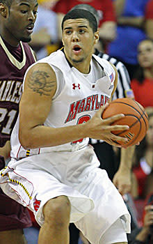 Maryland's Jordan Williams is averaging 21 points and 13.6 rebounds in his first three games this season