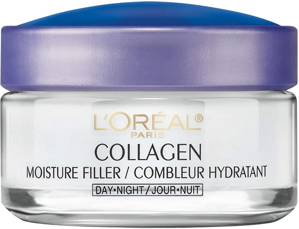 L'Oreal Paris Collagen Moisture Filler Day and Night Cream. Image via Amazon. 