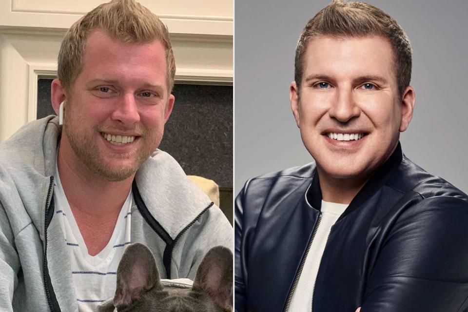 <p>Todd Chrisley/Instagram; Tommy Garcia/USA Network/NBCU Photo Bank via Getty </p> (L-R) Kyle Chrisley; Todd Chrisley.