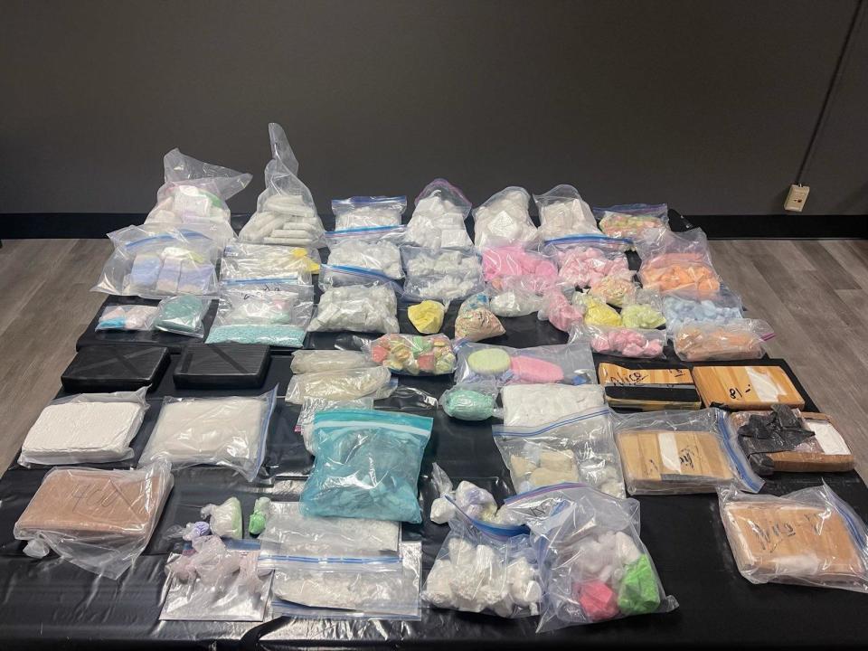 Detectives seized 92.5 pounds of illicit fentanyl in California.  / Credit: The Alameda County Sheriff's Department