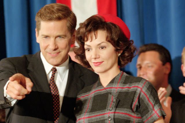 Everett Collection Tim Matheson and Joanne Whalley in ‘Jackie Bouvier Kennedy Onassis’