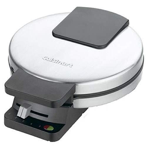 <p><strong>Cuisinart</strong></p><p><strong>$29.92</strong></p><p><a href="https://www.amazon.com/dp/B00006JKZN?tag=syn-yahoo-20&ascsubtag=%5Bartid%7C10050.g.37963386%5Bsrc%7Cyahoo-us" rel="nofollow noopener" target="_blank" data-ylk="slk:Shop Now;elm:context_link;itc:0;sec:content-canvas" class="link ">Shop Now</a></p><p>Craving Waffle House? Then you're going to want a waffle maker that creates thin and slightly crispy waffles as opposed to a Belgian waffle maker, and this one from Cuisinart is our top pick. Five heat settings allow you to select exactly how browned you'd like your waffle and a regulating thermostat makes sure your breakfast is perfectly cooked. </p>