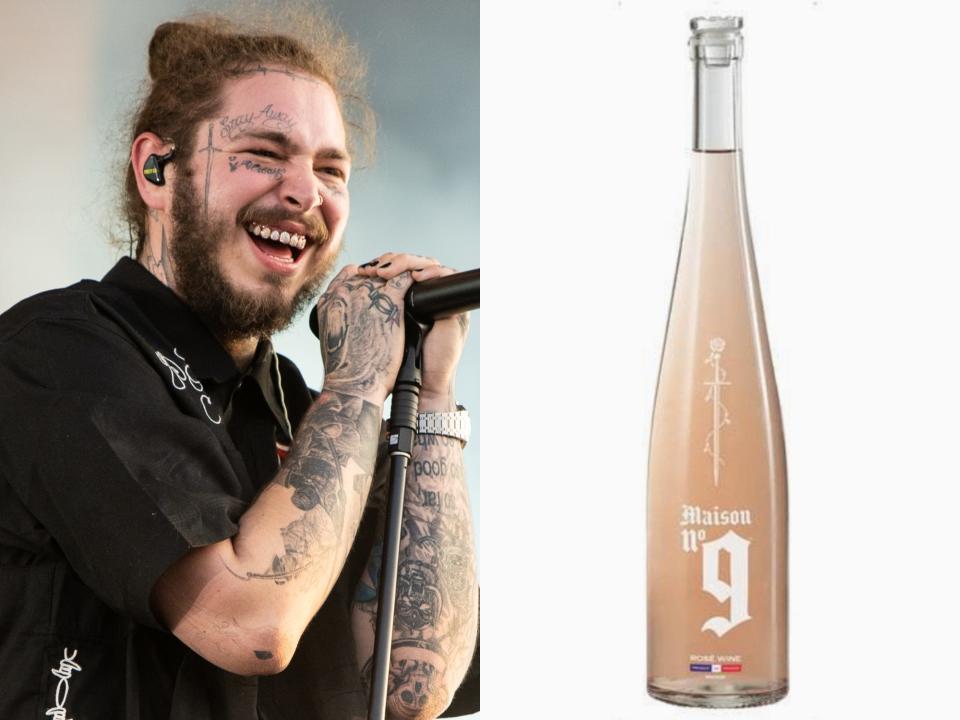 Post Malone and Maison No. 9