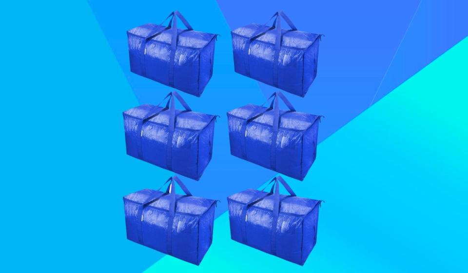 Six storage bags