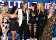 Season two of "Big Little Lies" packs a casting punch with, left to right, Reese Witherspoon, Zoe Kravitz, Laura Dern, Shailene Woodley, Nicole Kidman and Meryl Streep -- pictured at the show's Premiere in New York in May 2019