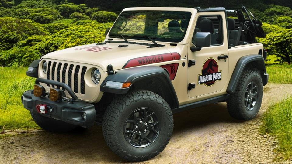 Hunt For Dinosaurs With Jeep's Limited Edition Jurassic Park Graphics Package photo