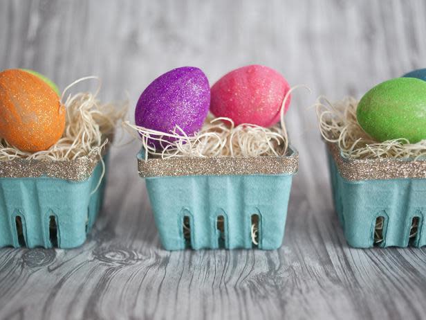 Glittered Fruit Box