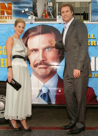 <p>Lee Celano/WireImage</p> Will Ferrell and Christina Applegate in 2004