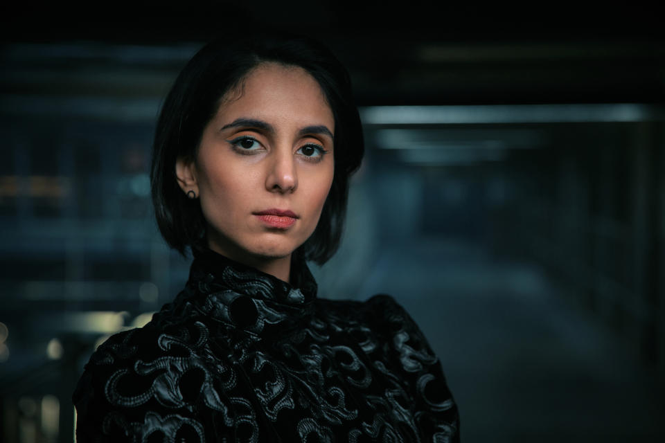 Archie (Anjli Mohindra) in The Lazarus Project (Sky UK)