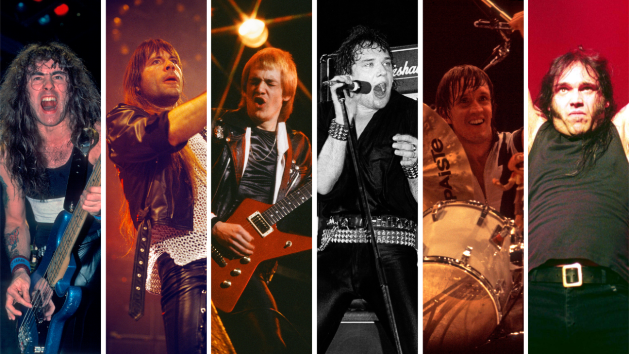  Various Iron Maiden members through the years 