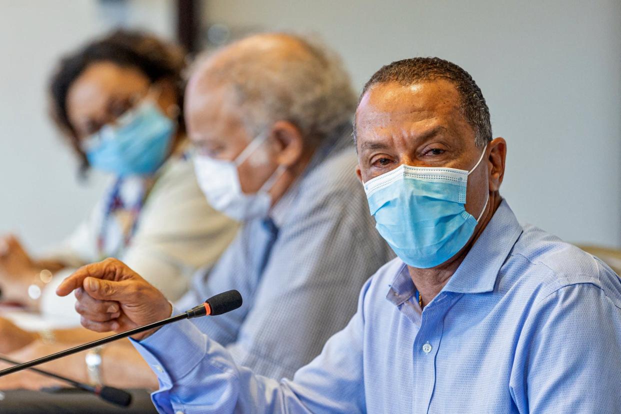 Le président sortant de la collectivité territoriale de Guyane, Rodolphe Alexandre (DVG) (photo d'illustration) - JODY AMIET / AFP