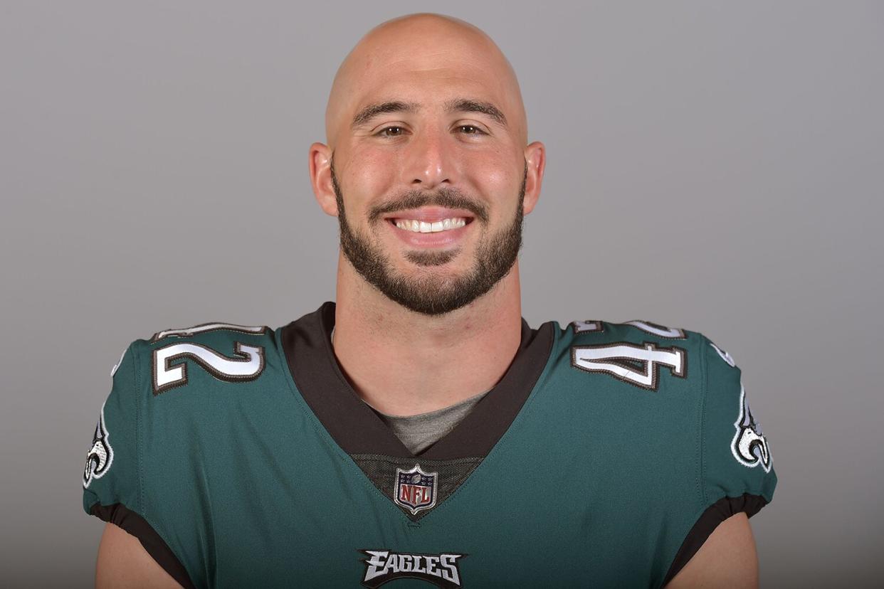 Chris Maragos of the Philadelphia Eagles NFL football team