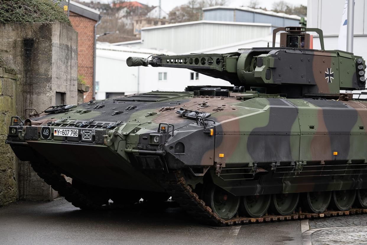 Der Puma ist der modernste Schützenpanzer der Bundeswehr. - Copyright: picture alliance/dpa/Swen Pförtner