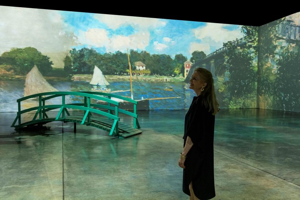 Visitors to "Beyond Monet: The Immersive Experience" will be surrounded by projected images from the artist's paintings at the Wisconsin Center beginning Oct. 20.