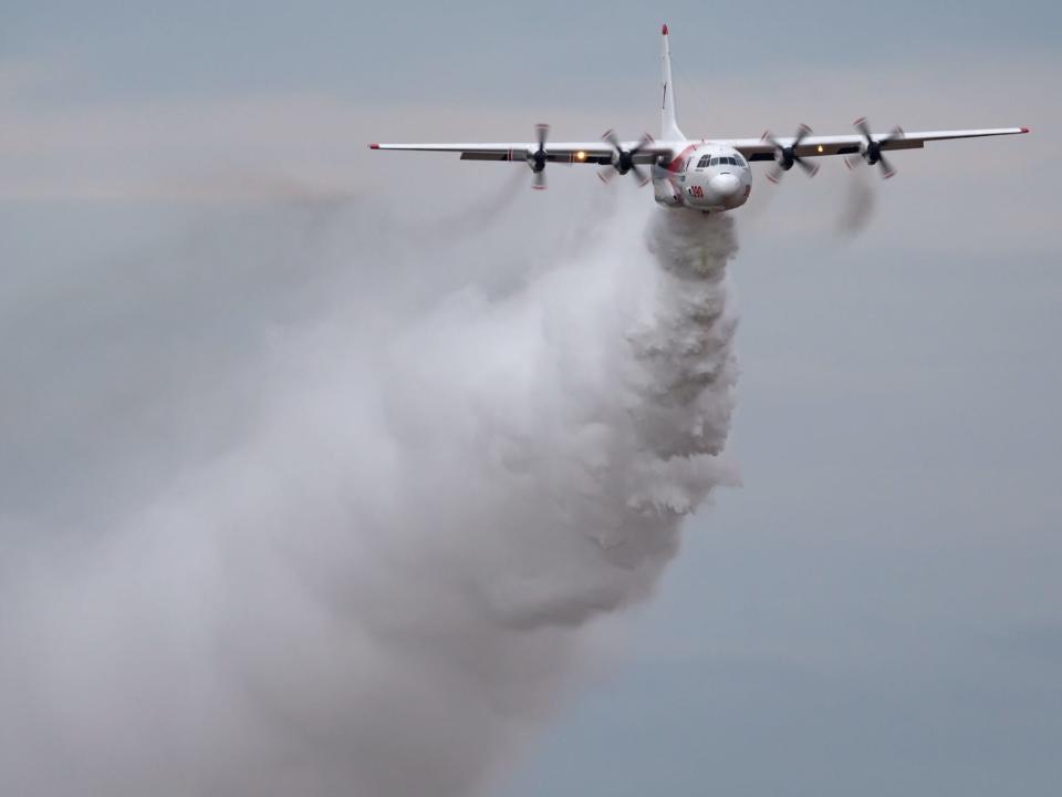 Lockheed Martin C-130 Hercules firefighting plane