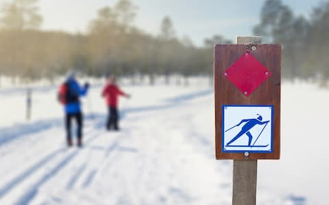 Simon Parker was a beginner at cross-country skiing - Credit: iStock