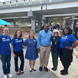 The Leon County Property Appraiser team picture at the annual “Lunchtime Food Truck Round-Up" event.