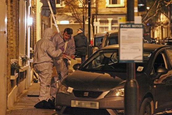 Forensics officers at the scene in 2013 (Nigel Howard)