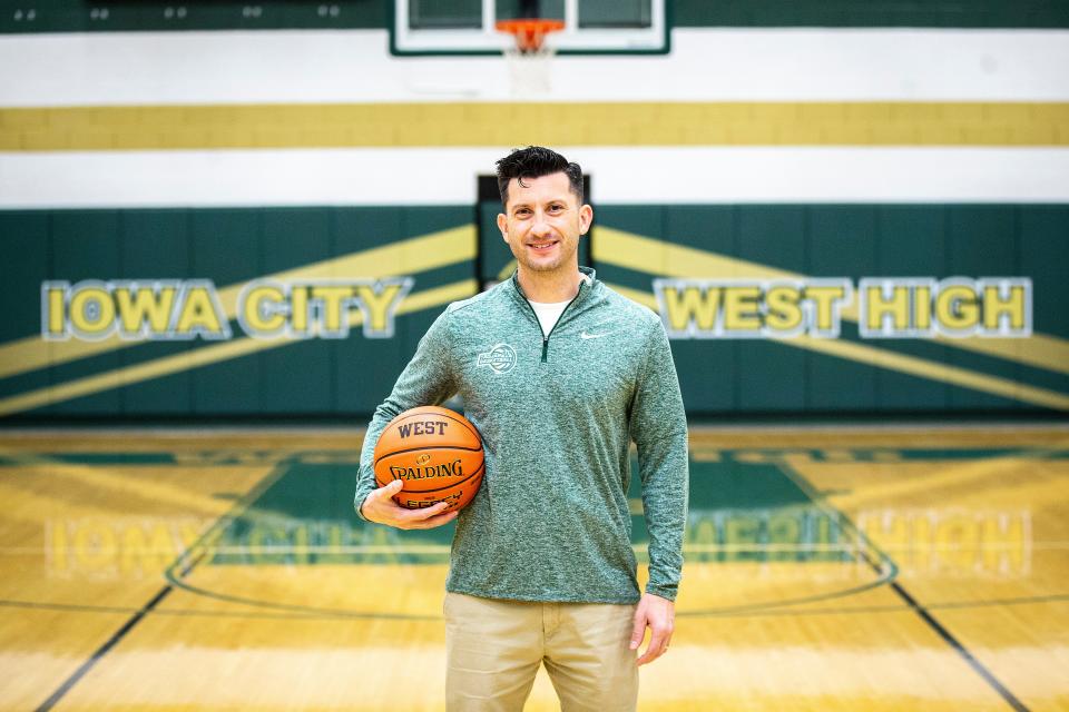 Iowa City West girls basketball head coach Nate Frese is entering his first season in charge of the program after taking over for longtime coach and current AD BJ Mayer