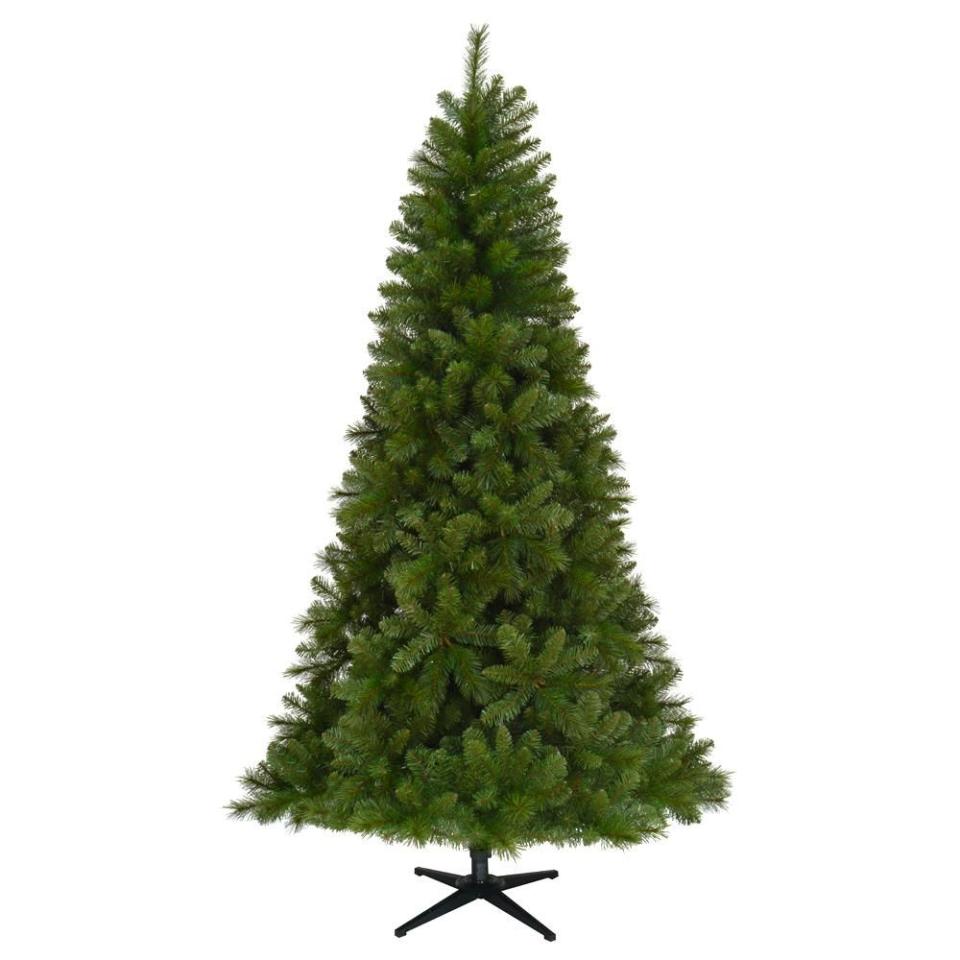 Home Accents 7.5 ft Needle Pine Unlit Artificial Christmas Tree