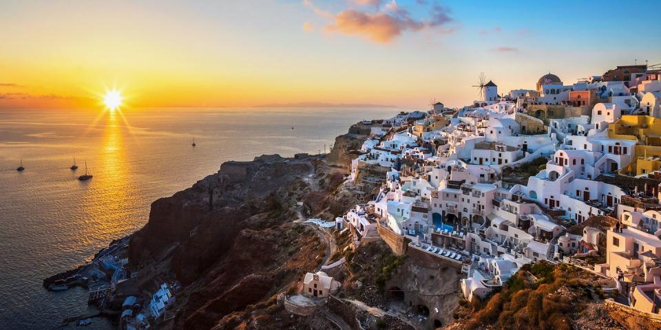 9) Santorini — Greece