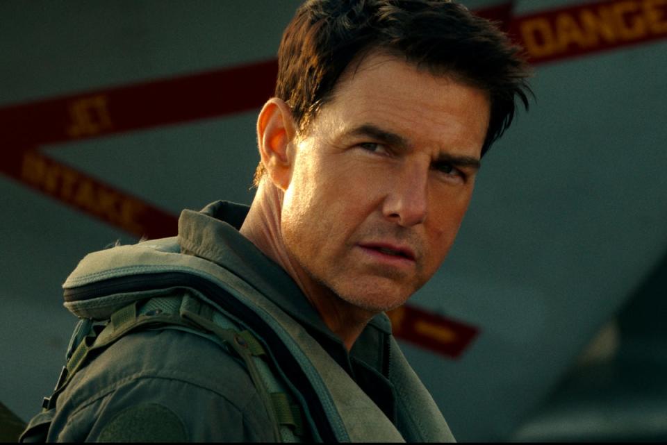 Tom Cruise reprised his role as Maverick for Top Gun: Maverick (AP)