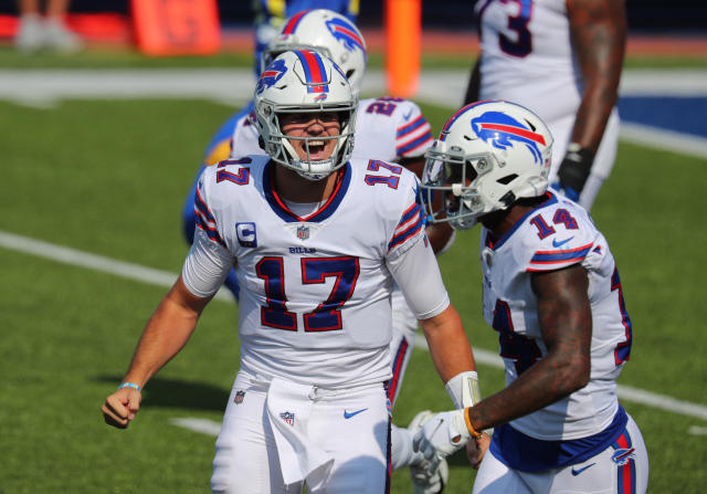 Bills' Josh Allen blames the media for blowing the Stefon Diggs