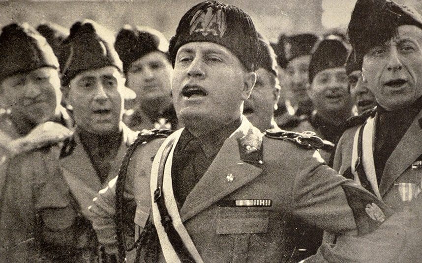 Mussolini was leader of Italy from 1922 to 1943 - Rex