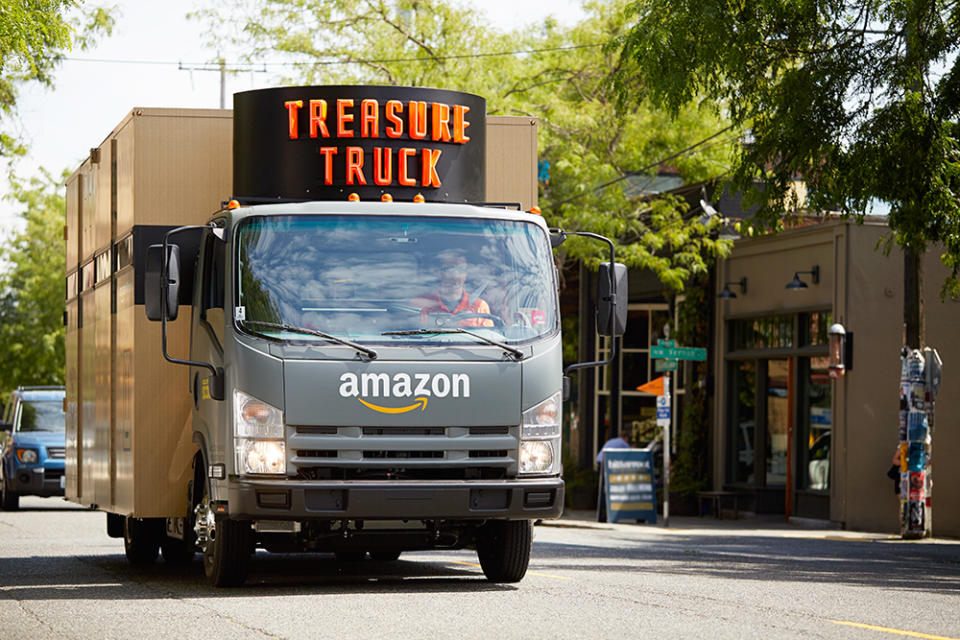 Amazon's Treasure Truck Delivers Mystery Discounts