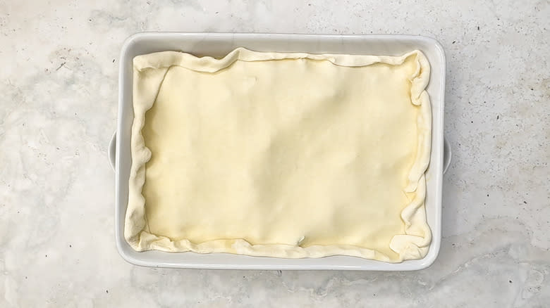 Pastry on Vegan Creamy Vegetable Pot Pie