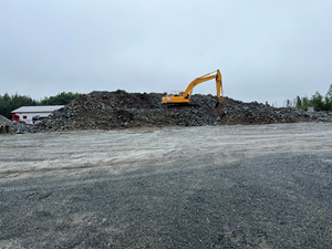 5,000 tonnes of Pershing-Manitou stored at the Sleeping Giant mine