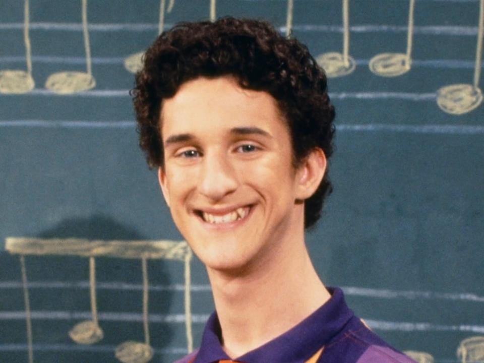 Dustin Diamond as Samuel ‘Screech’ Powers in Saved by the Bell (AP)