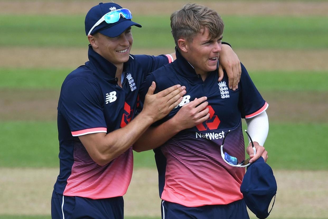 England ambitions: The Curran borthers playing for England Lions are tipped star for the senior side: Getty Images