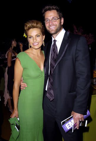 <p>SGranitz/WireImage</p> Mariska Hargitay and Peter Hermann