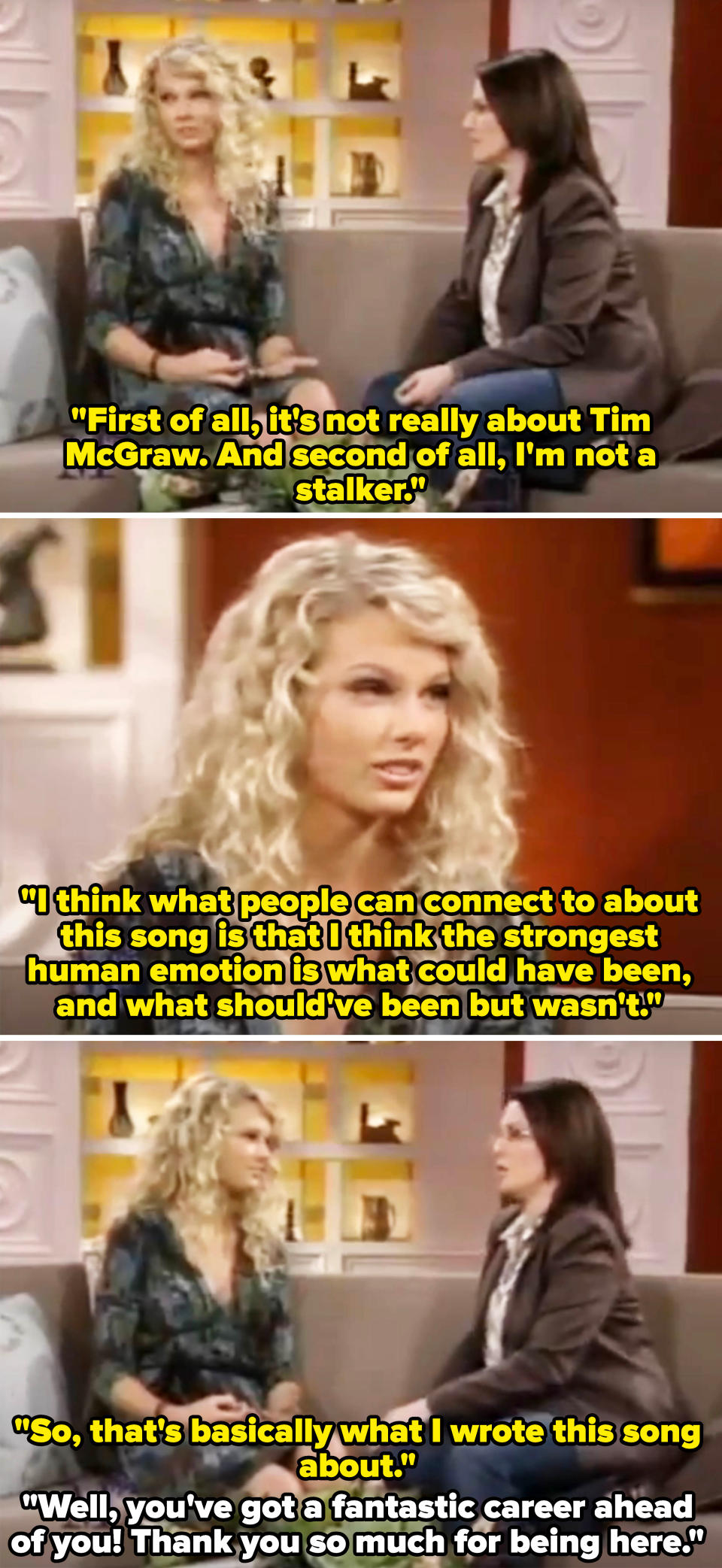 Taylor Swift on "The Megan Mullally Show"