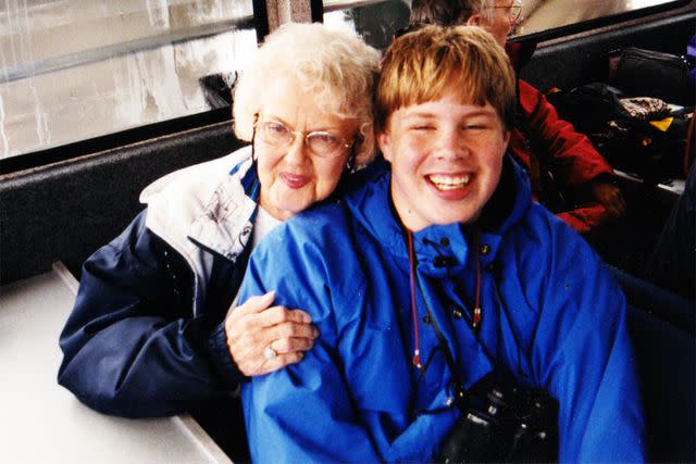 <p>Josh Carter</p> Josh Carter with his maternal grandmother, Dorothy Davis, on a 1998 trip to Alaska