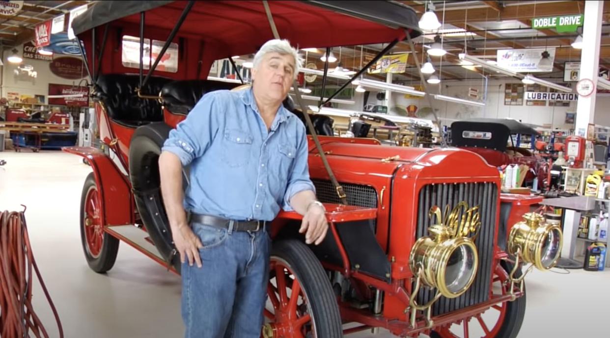 jay leno's 1907 white model g steam car