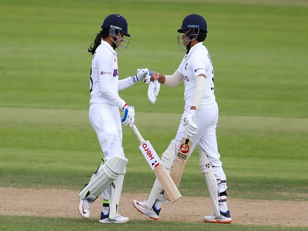 Smriti Mandhana and Shafali Verma in action (Photo/ BCCI Women Twitter)