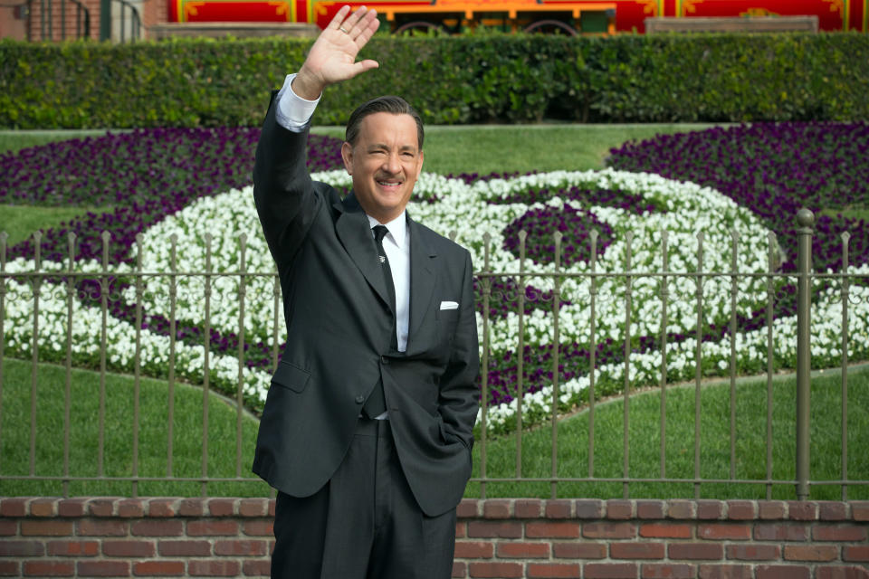 Tom Hanks waving as Walt