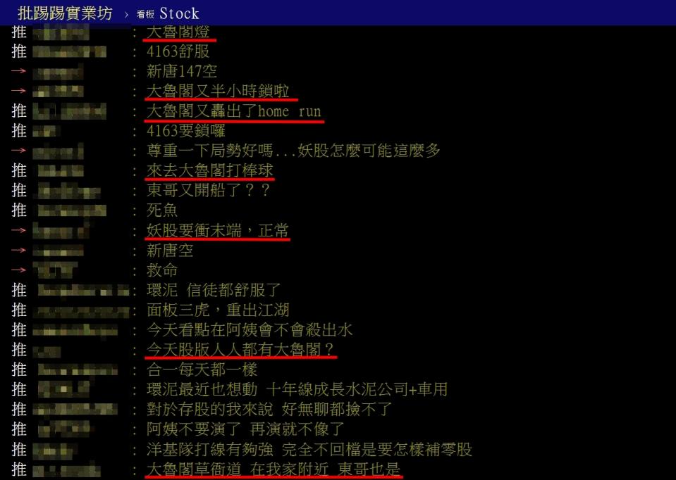 網友討論台股走勢。圖／翻攝PTT