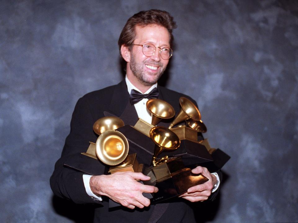 Erick Clapton 35th Annual Grammy Awards (1992) on 2:24:1993