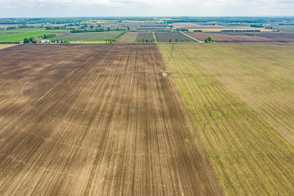 Site work has begun on this farmland near New Carlisle where plans call for a solar farm to be developed. The project would generate $27 million in additional taxes over the next 25 years.