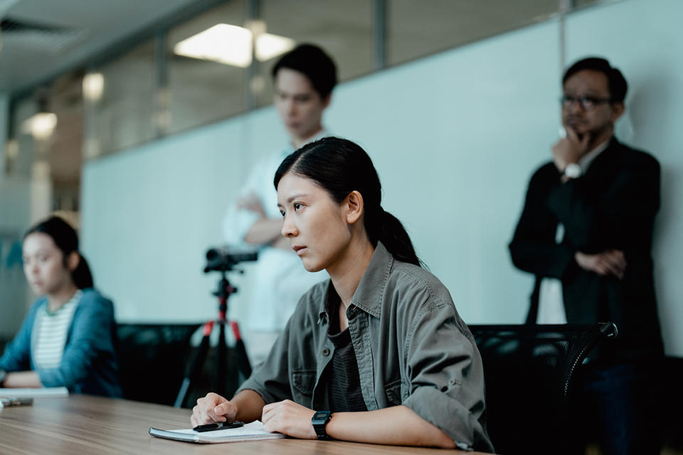 余香凝在香港新生代女星中頗被看好，《白日之下》的女記者角色可以看見她演技的成熟。（双喜提供）