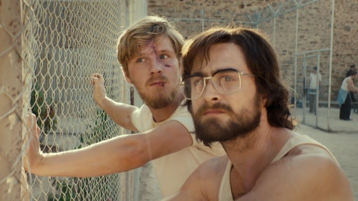 Daniel Webber and Daniel Radcliffe in Escape From Pretoria.