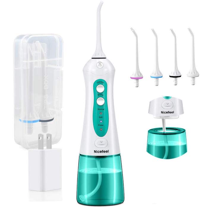 Bring your cordless water flosser everywhere you go. (Photo: Amazon)